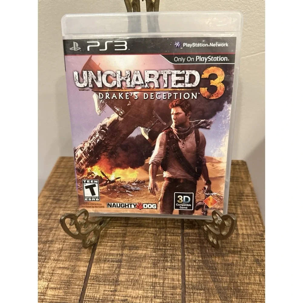 Uncharted 3:‎ Drake's Deception - Sony PlayStation 3 COMPLETE WITH MANUAL